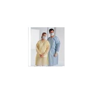BLUE ISOLATION GOWNS / 10 PER BAG