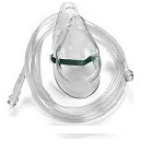 Oxygen mask (adult) w / tubing 