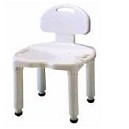 Shower chair w / back heavy duty