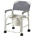 Shower chair commode 