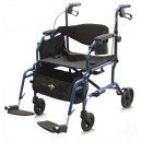 COMBINATION ROLLATOR / TRANSPOR CHAIR 