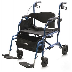 COMBINATION ROLLATOR / TRANSPOR CHAIR 