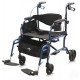 COMBINATION ROLLATOR / TRANSPOR CHAIR 