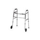 Two-Button Folding Youth Walker with Wheels 