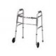 Two-Button Folding Youth Walker with Wheels 