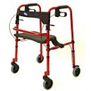Invacare Rollite Adult Rollator (Red) 