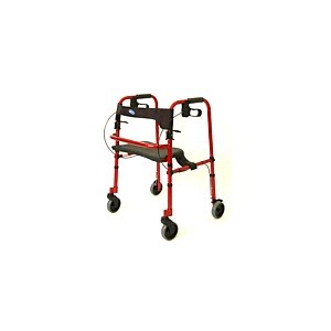 Invacare Rollite Adult Rollator (Red) 