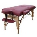 Maroon PU Portable Massage Table w/Carry Case U9R 
