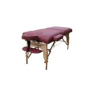 Maroon PU Portable Massage Table w/Carry Case U9R 