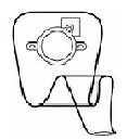 Colostomy Pouch Center Point Lock 